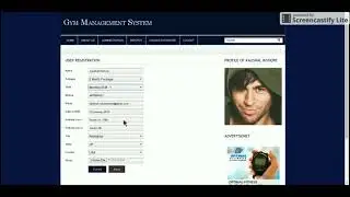 PHP and MySQL Project in Gym Management System