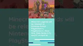Minecraft Legends release date revealed