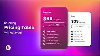 How to Create a Pricing Table Like This in WordPress - NO ELEMENTOR