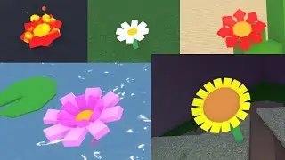 Where To Find All 5 Flowers In The Wacky Wizards Honey Update | All Flower Locations (Roblox)