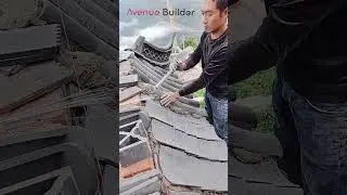 Amazing Roof tile installation |#roofdesign #roofing #roof #diy #asmr #roofershelper #yt #shortsfeed