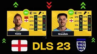 DLS 23 | 🏴󠁧󠁢󠁥󠁮󠁧󠁿 England Players Rating Upgrades and Downgrades