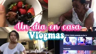 VLOGMAS 🎄 Un día en casa COCINANDO, limpiando y Netflix 😍❤️