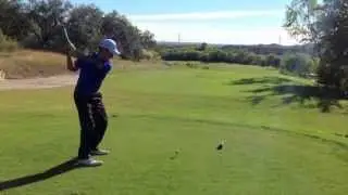 Isiah Henderson golf swing video 18 Oct 2014