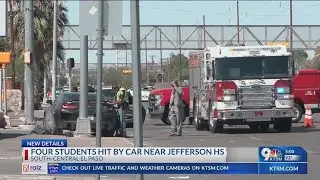 4 students injured after crash in South-Central El Paso