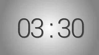 3 Minutes 30 seconds countdown Timer - Beep at the end | Simple Timer (three min thirty sec)
