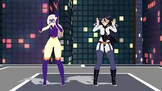 MHA MMD - Crab Rave (Mt. Lady & Midnight)