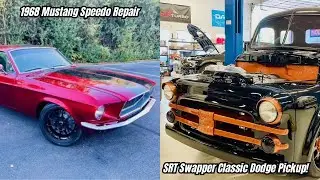 SRT Swap Dodge Pickup & 1968 Mustang Fix | Custom Exhaust & Speed Sensor Repair