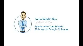 Synchronizing Facebook Friends' Birthdays to Google Calendar