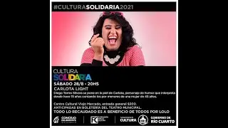 Cultura Solidaria en vivo  28/8/21