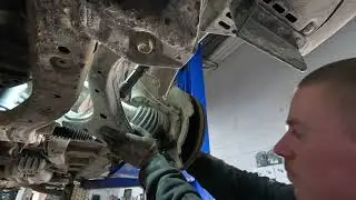 Hyundai Santa Fe. Замена рулевой рейки