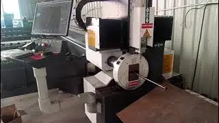 6012L  laser pipe cutting machine with semi automatic feeding system