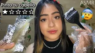 ASMR tinte en el peor salón de belleza de la ciudad 🤢