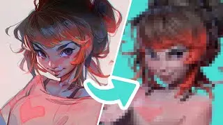 2D to 3D ❤️ Sculpting Loish Female Character Art (Lois Van Baarle)