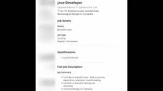Java Developer