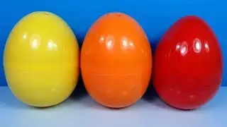 Unboxing 3 eggs with toys for Kids
