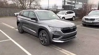 Brand New Skoda Kodiaq 2.0TSI vRS DSG 4WD Graphite Grey Metallic