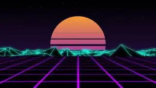 Neon Sun 100% copywrite free