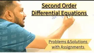 Differential Equation Part 1: Second Order First Degree #maths #jelet