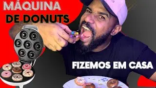 MÁQUINA DE DONUTS CASEIRA 🍩 🍩 ROSQUINHAS RECHEADAS