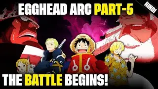 Egghead Arc Part 5 - The Battle Begins | One Piece | Anime hub #onepiece