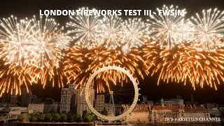 London Fireworks Test III - FWsim #shorts