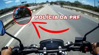 TROMBEI COM O COMONDO DA PRF NA FZ15 2023