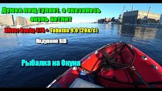 Ловлю окуня на тейл спинеры в Финском заливе. Лодка Rocky 375.