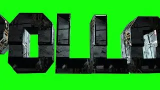 NASA Apollo 11 3D Text with Green Screen Animation Lighting (moon mission astronauts)