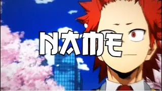 🔴FREE 2D ANIME INTRO TEMPLATE(Kirishima Eijirou)