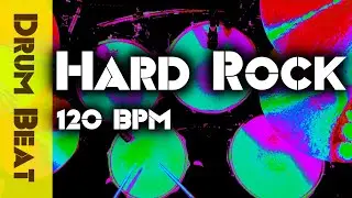 Hard Rock Drum Track 120 BPM