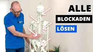 Resolve back blockages: Instructions for the entire spine (cervical spine, thoracic spine, ribs, ...