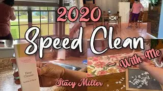 2020 SPEED CLEAN WITH ME | CLEANING MOTIVATION | Stacy Miller