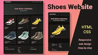Modern Responsive Shoes Website Design Tutorial (HTML/CSS Only!) mzcode01 