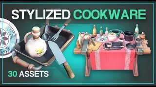 Presentation Stylized Cookware Pack