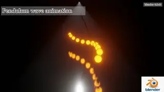 Pendulum wave animations |Satisfying loops |  in 4 mins | 2.91