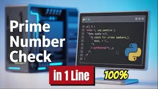 One-liner to check for prime numbers in Python!