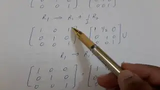 Numerical Methods | Matrix Inversion using Crout's method | Example