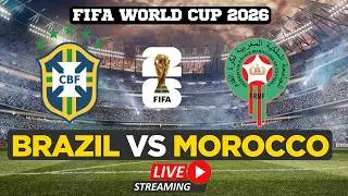 FIFA World Cup 2026 LIVE | Brazil vs Morocco Match Live from Sarajevo | Watch FIFA World Cup LIVE