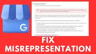 How to Fix a Google Merchant Center Suspension Misrepresentation in 2024
