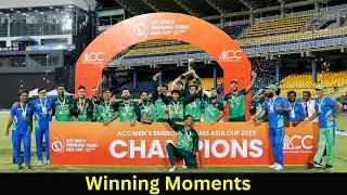 Winning MOMENT OF ACC MEN’S EMERGING TEAMS ASIA CUP 2023 🥇 🏆 | PAKISTAN vs INDIA | Final Match