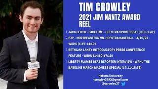 Tim Crowley 2021 Jim Nantz Award Reel