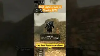 Is this the best Light Armor in Skyrim? How would you enchant it?  