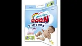 Подгузники 4-8 кг (S) 84 шт. GooN (Гун)