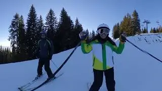 12В Синяя Трасса Буковель\Семейный Спуск\Обзор в 360 \Сезон 2019-2020 Bukovel