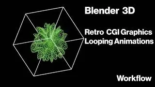 Blender 3D Workflow On Retro CGI Looping Animation Graphics