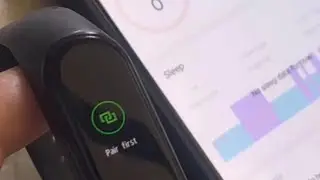How do I pair my Mi Band 4 pair first 