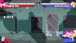 MY LITTLE PONY MUGEN JUS: PINKIE PIE VS APPLEJACK