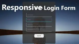 How To Create Responsive Login Form in HTML CSS & JavaScript @CodingLabYT