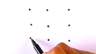 Simple Daily Rangoli  3x3 Dots Kartik Deepam Kolam   online Drawing   Traditional Small Easy Rangoli